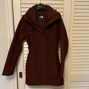 The North Face Women's Burgundy Rain Coat